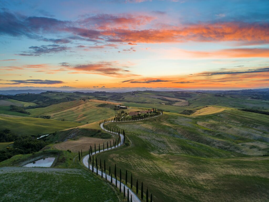 Val d'Orcia Most Famous Places In Italy visit this summer